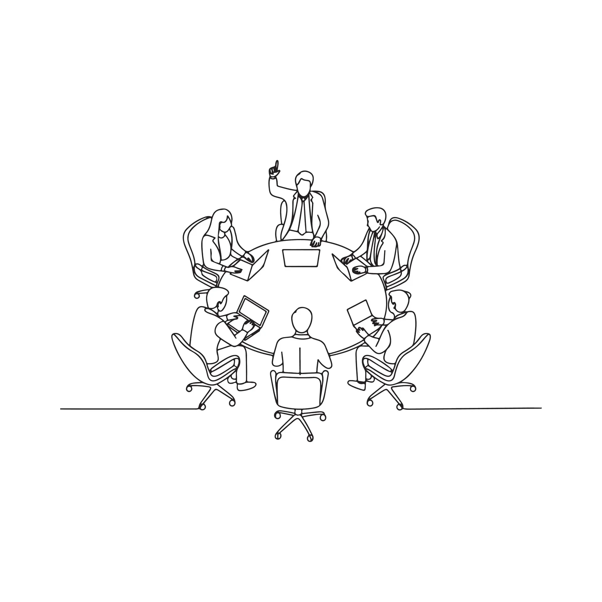 Service Support Solutions team in a working session